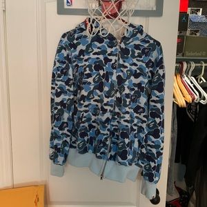 Bape abc camo shark hoodie